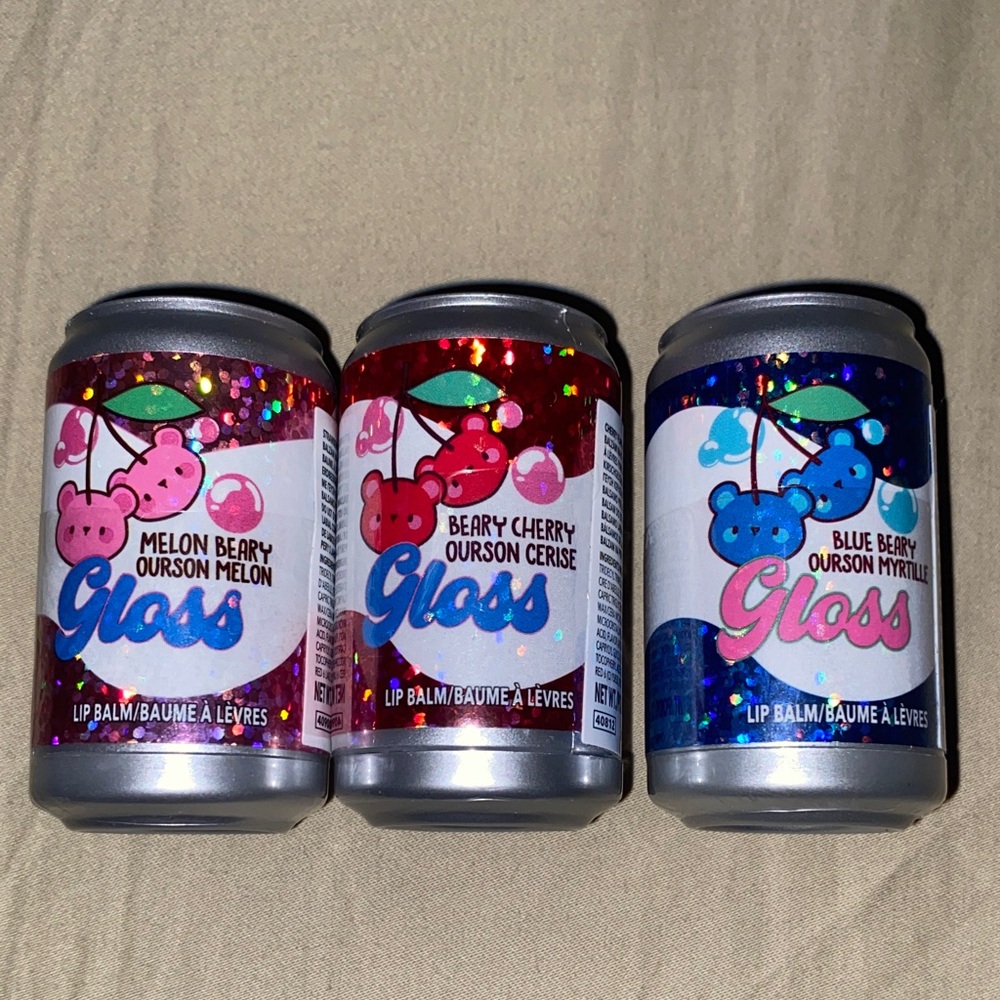 3 Bear 🐻 Can Lip Glosses